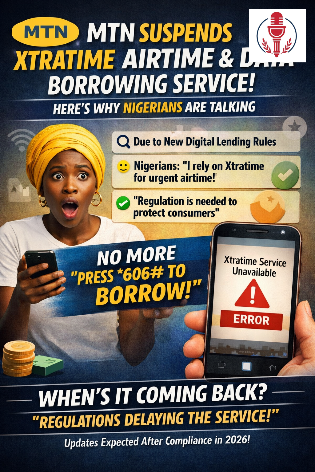 MTN Suspends Xtratime Airtime And Data Borrowing Service Here’s Why Nigerians Are Talking